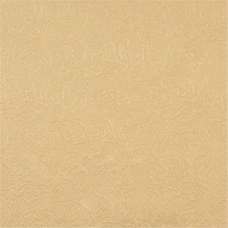 Designer Fabrics 54 in. Wide Gold- Paisley Jacquard Woven Upholstery Grade Fabric E577